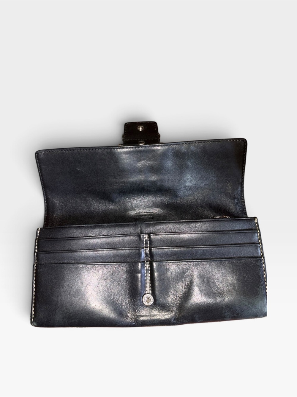 Coach Soho 2005 Vintage Leather Shoulder Bag with Buckle Accent - Picture 10 of 14